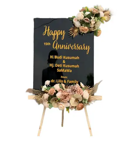 Papan Bunga Akrilik Manggarai